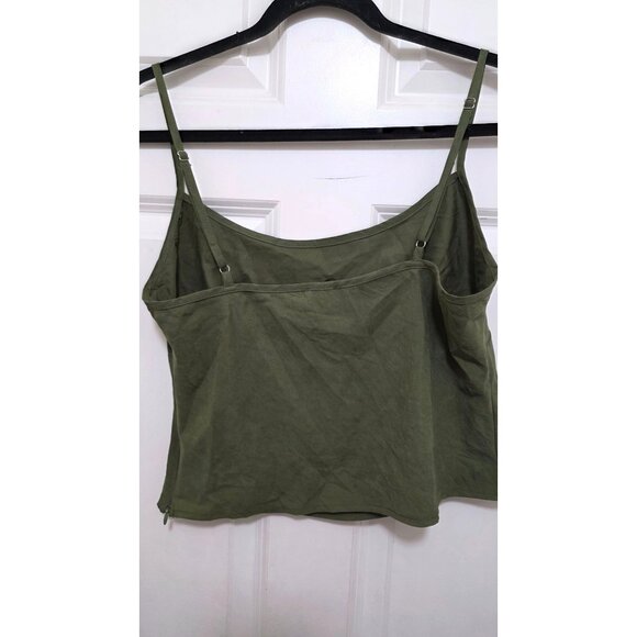 Princess Polly Olive Green Adjustable Strap Tank Top Size 12 AU / 8 US - Picture 3 of 7